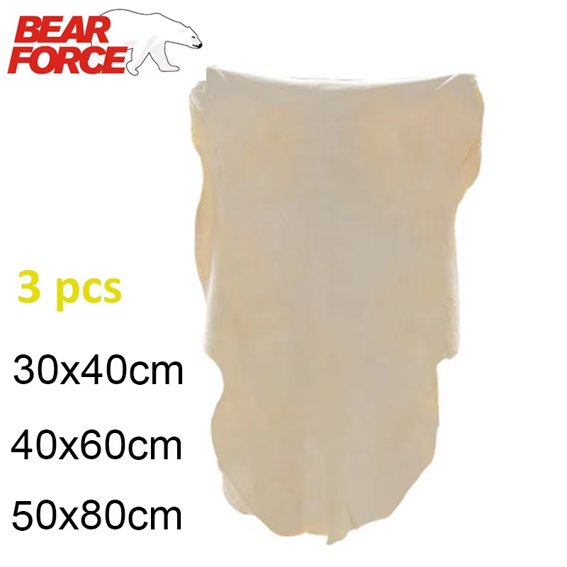 Auto Care Natural Chamois Leather Car Cleaning Cloth Genuine Leather Wash Suede