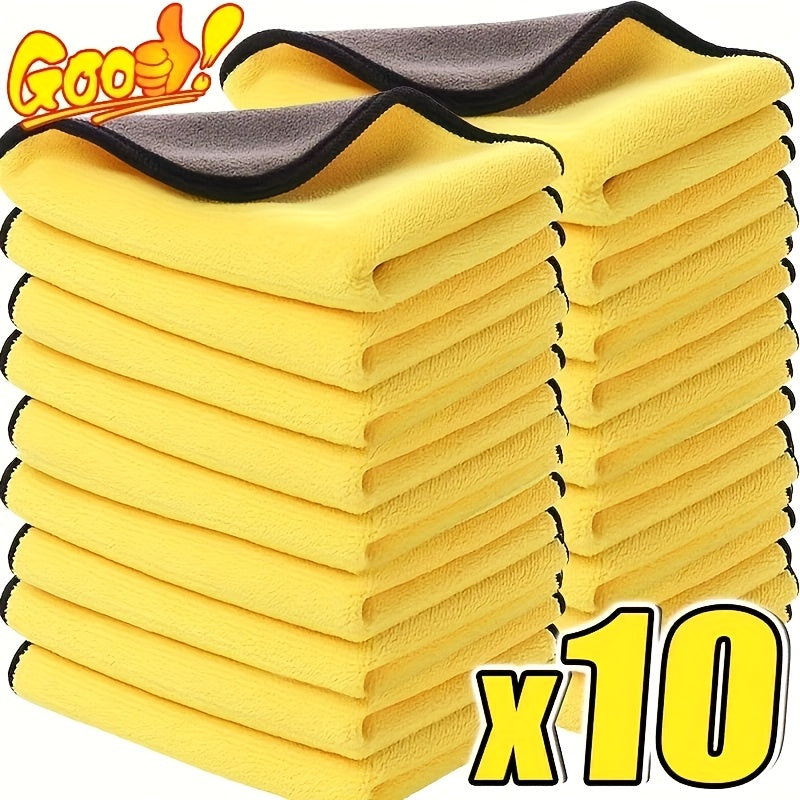 3/5/10Pcs Car Wash Microfiber Towel 30*30CMCar Cleaning Drying Cloth Care Cloth