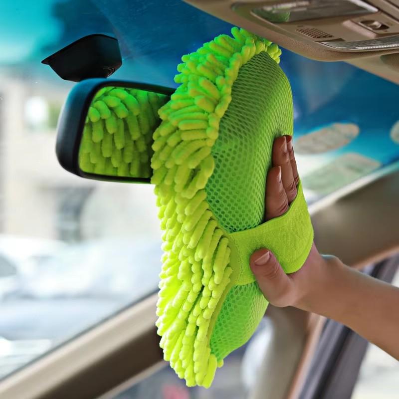 Chenille Car Wash Glove Microfiber Car Wash Sponge Care Washing Detailing Brush