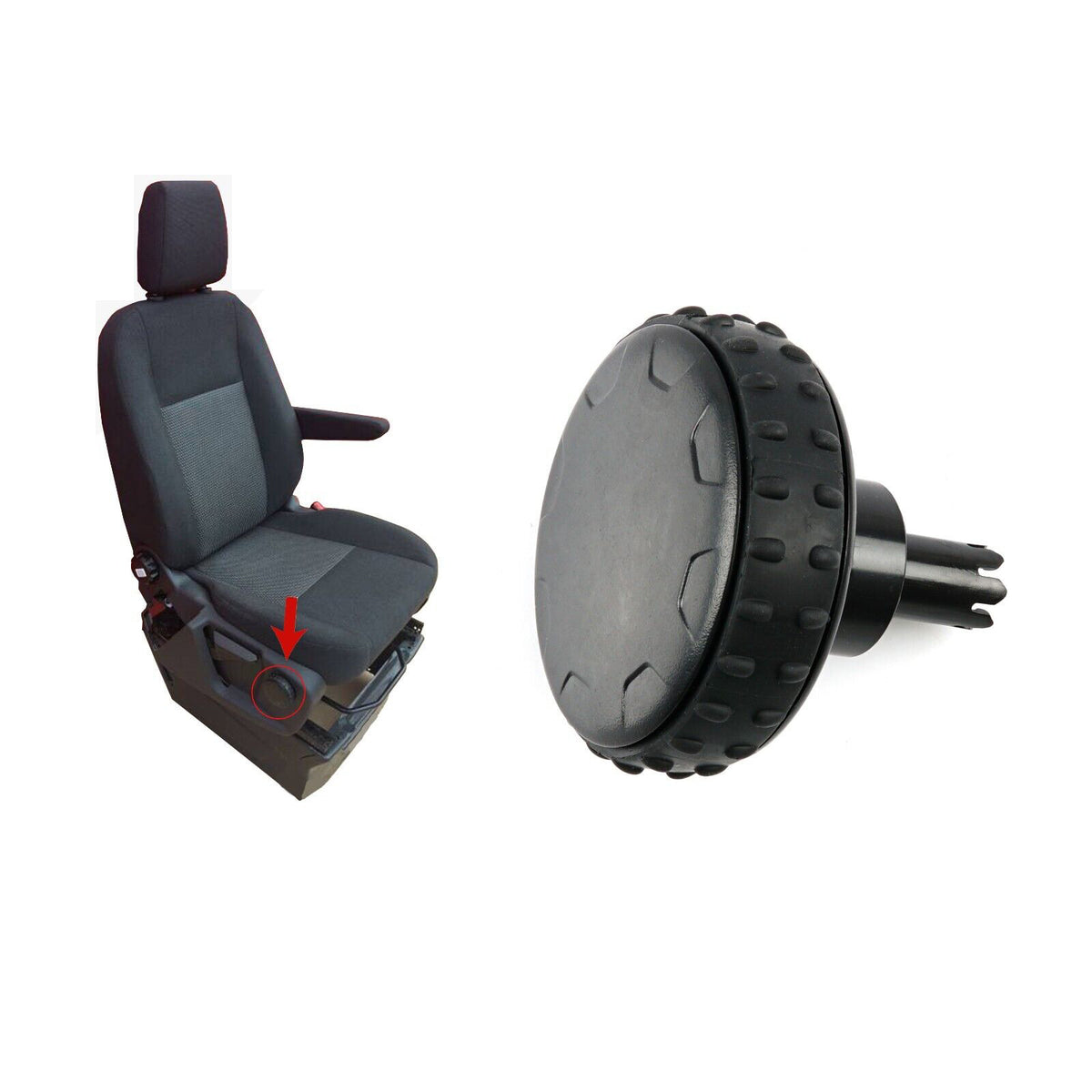 Seat Height Reclining Adjustment Roller Handwheel For Ford Transit Custom & Mk8