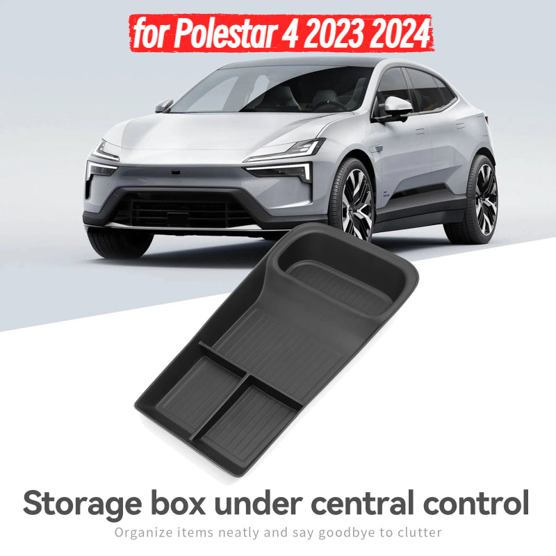 for Polestar 4 2023 2024 Car Storage Box Interior Accessories Center Console Low