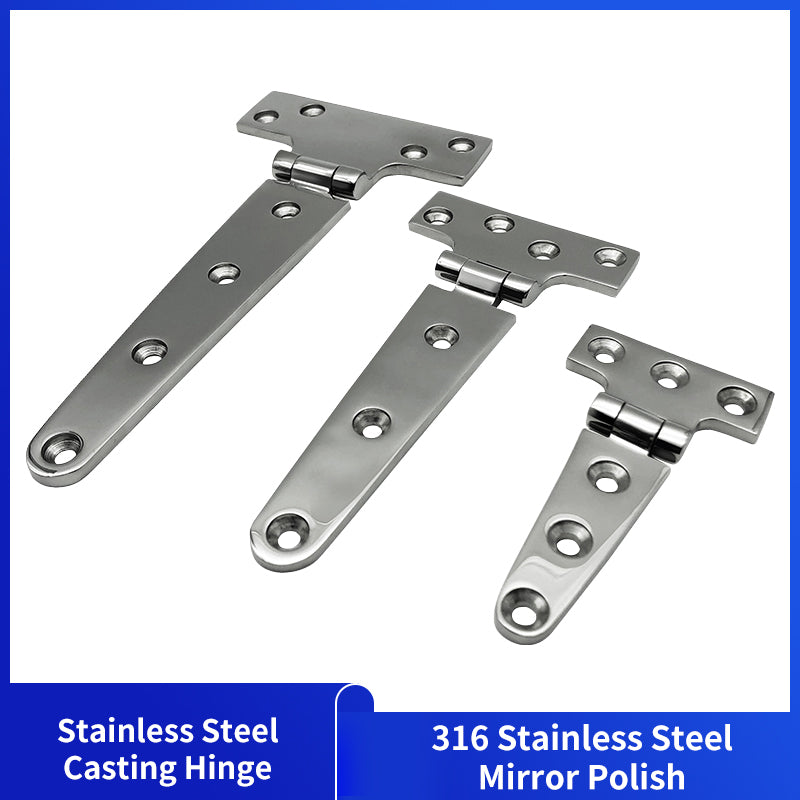 Stainless Steel Casting Hinge Flat Hinge Cabinet Doors For Windows T-shaped hing