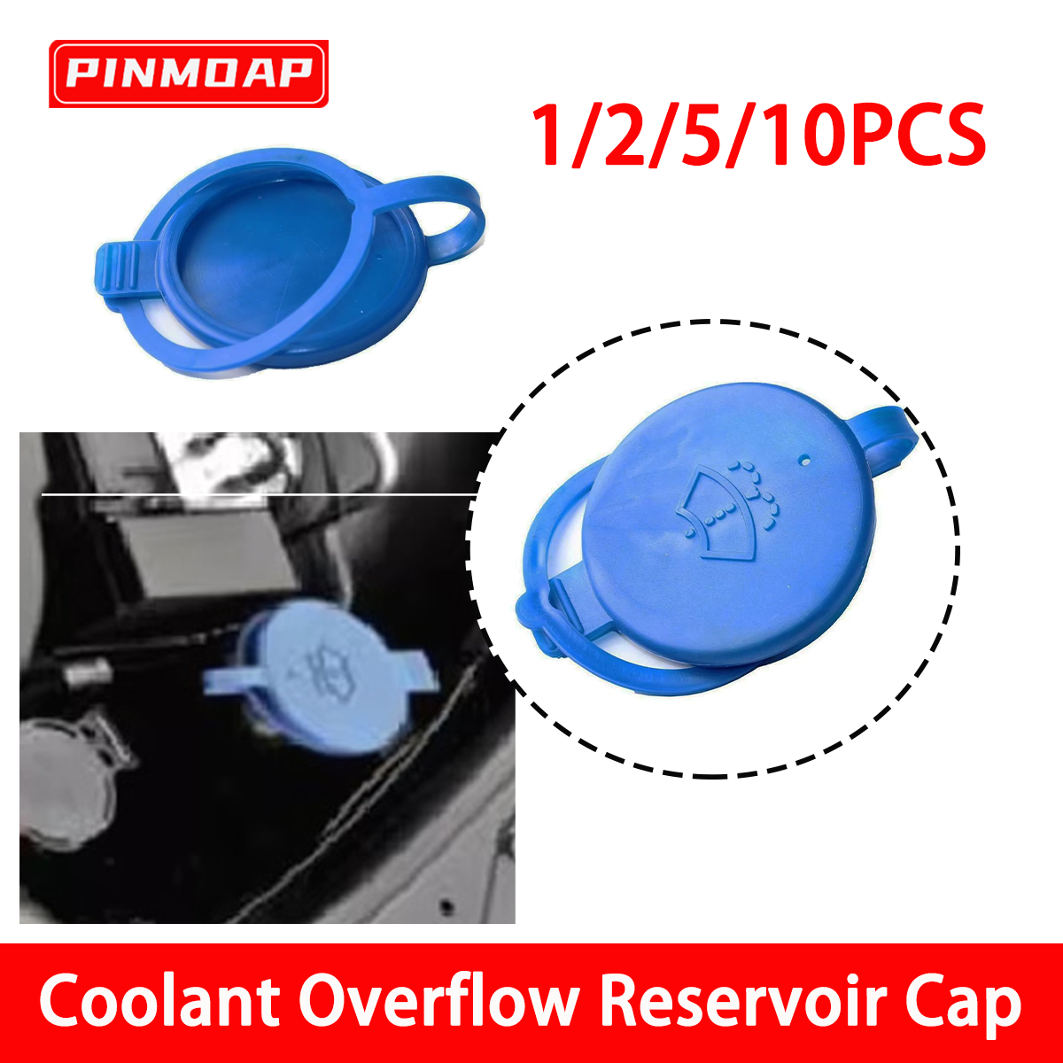 Car Coolant Overflow Reservoir Cap 1248690072 1718690108 Suitable Compatible Wit
