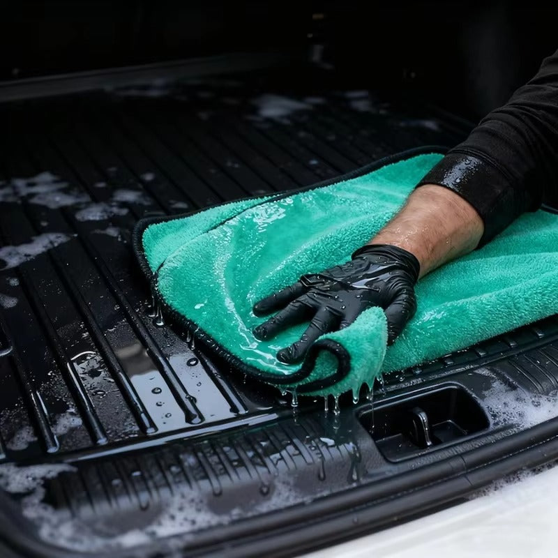 1400GSM Coral Fleece Deluxe Car Wash Microfiber Towel Plush Cleaning Drying Clot