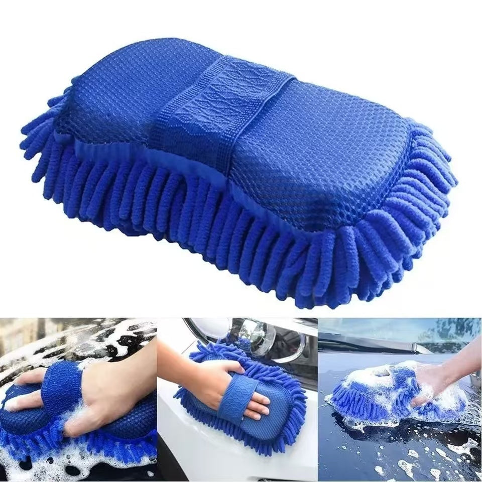 Car Wash Glove Microfiber Chenille Car Wash Sponge Care Washing Detailing Brush