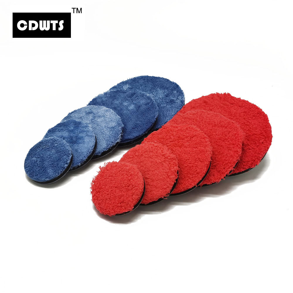 CDWTS 3/4/5/6/7inch Microfiber Polishing Pad For Cars Body Polish Micro Fiber Po