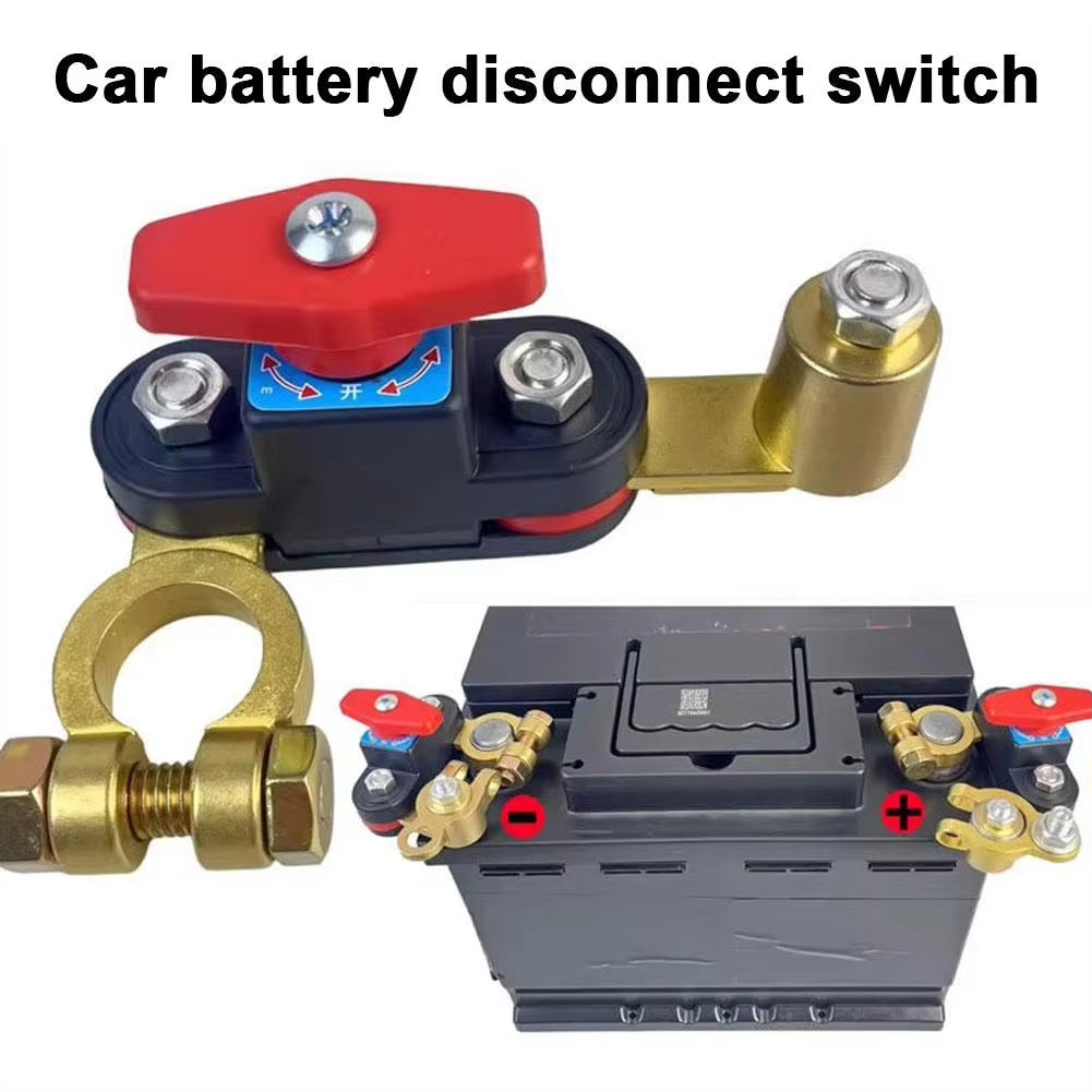 Car Battery Disconnect Switch 12V/24V Manual Automatic Circuit Breaker Anti-Powe