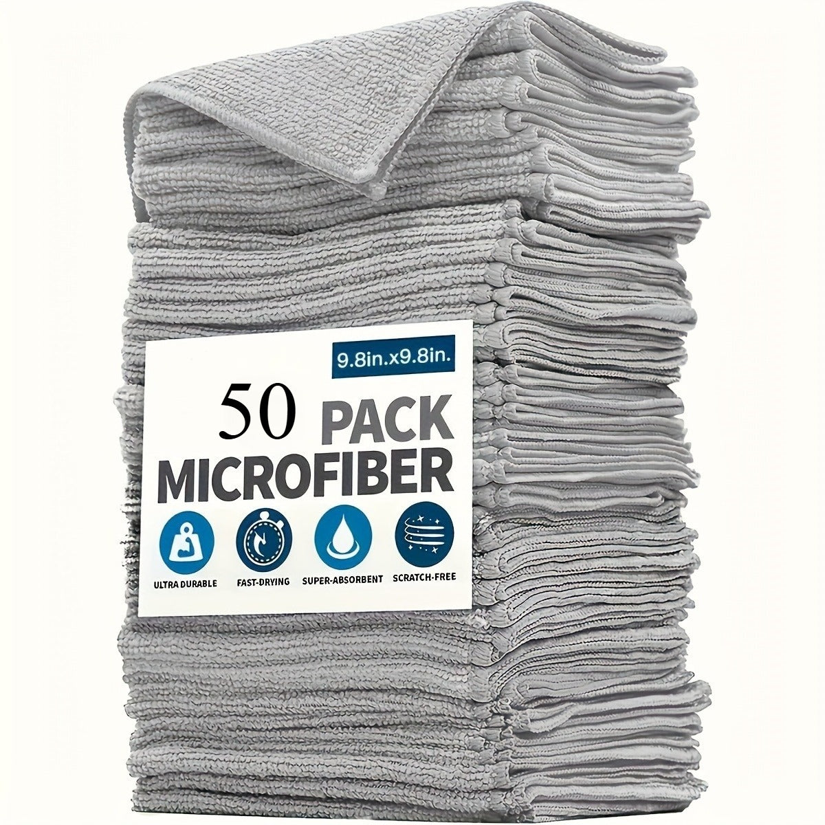 Thicken Microfiber Cleaning Cloths Lint Free Microfiber Cleaning Towel Cloths Re
