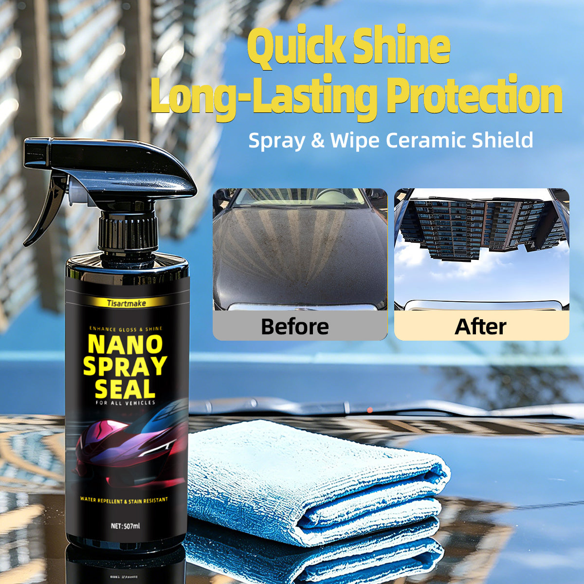 For Car 500ML 9H Hardness Car Detailing Ceramic Coating Car Products Car Accesso