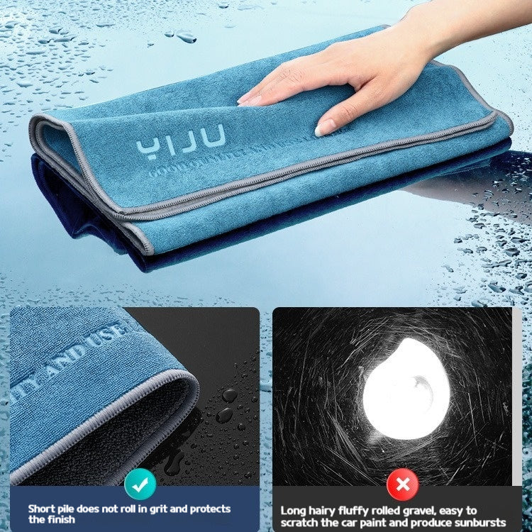 45X45cm Microfiber Car Washing Towel Lint-Free Car Cleaning Towels Supplies Ultr
