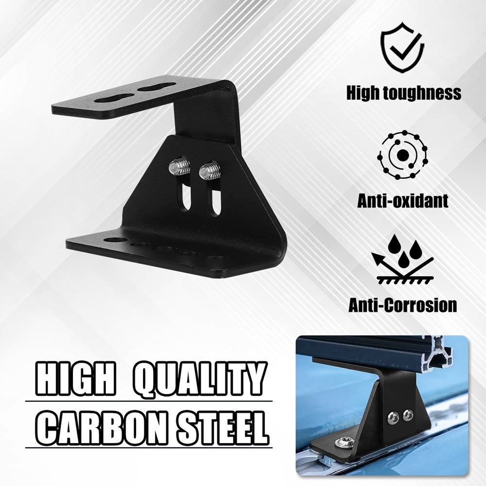 1/2PCS Roof Rack Suitable For ALPHARACK Stainless Steel Mounting Bracket Angle 9