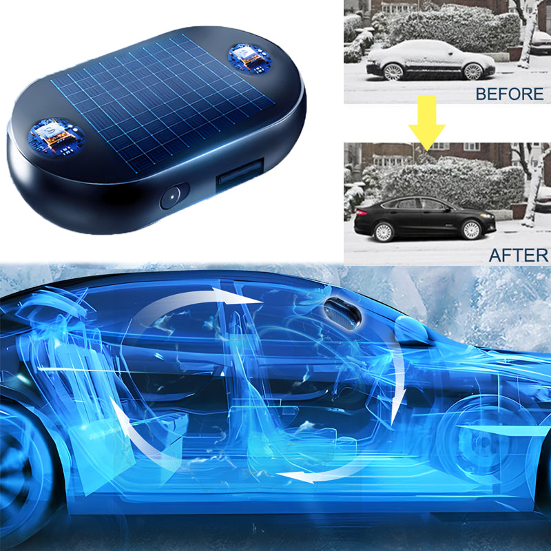 Electromagnetic Car Snow Removal Device Antifreeze Snow Removal Instrument Solar