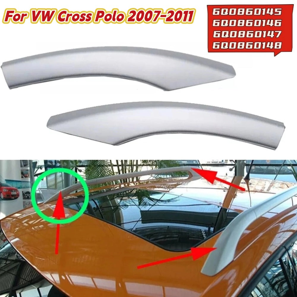 Front Rear Left Right Roof Luggage Rack Guard Cover For VW/CROSS/POLO 2007-2011
