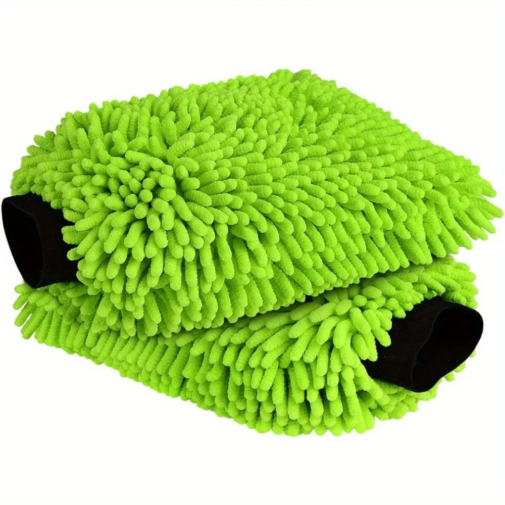 Car Cleaning Microfiber, 2-piece Set - Scratch Free and Lint Free, High-quality