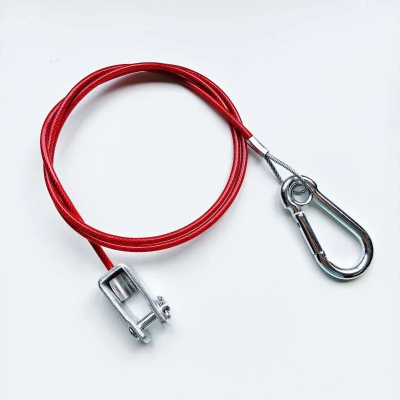 Trailer Breakaway Safety Cable with Clevis End for Caravans Horseboxes Trailer T