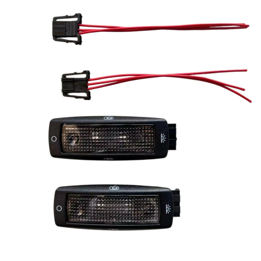 Black Rear Reading Map Dome Light Ceiling Lamp 3B0947291 For VW Golf Passat 1998