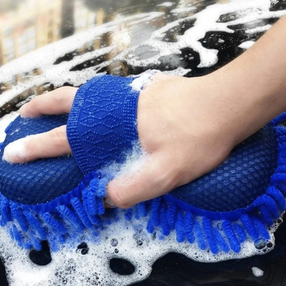 Superfiber Gloves Modeling Car Wash Sponge Clean Car Care Details Brush Clean Sp