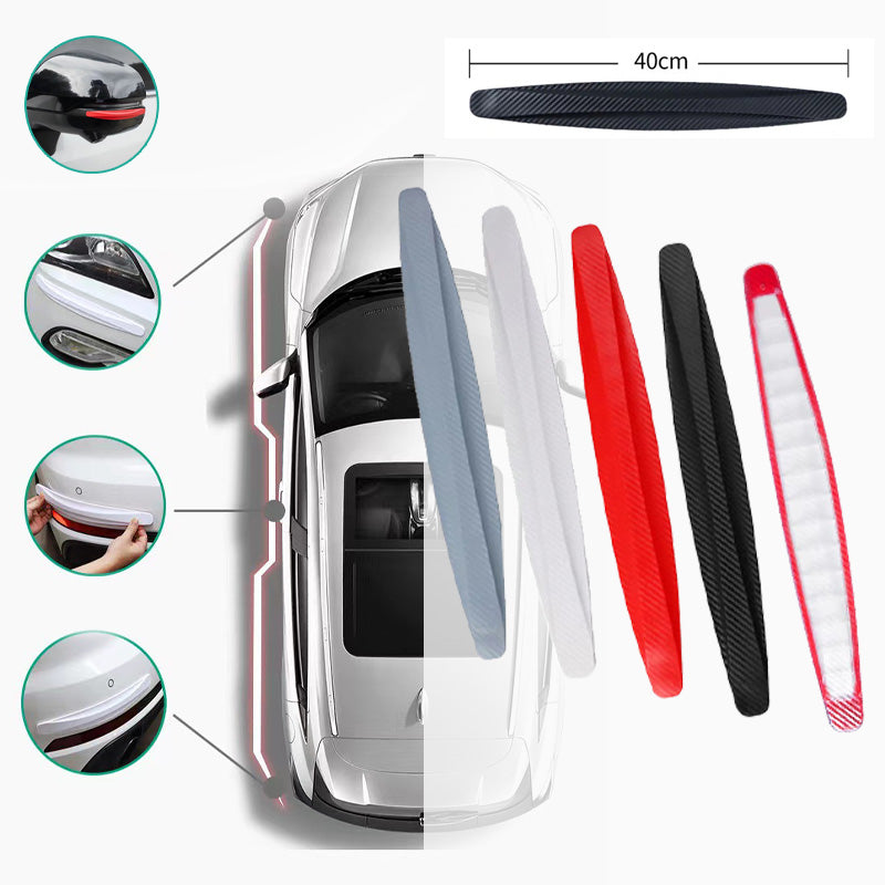 2/4PCS Front Rear Bumper Universal Corner Protector Guard Car Anti-collision Pro