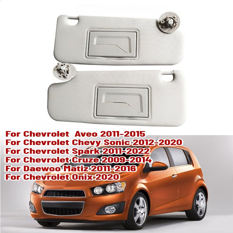 Car Interior Sun Visor For Chevrolet Chevy Sonic 2012-2020 Spark 2013-2022 Aveo