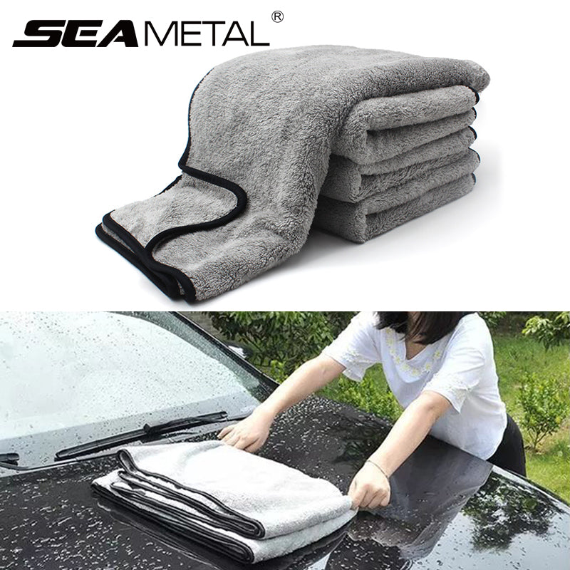 SEAMETAL Microfiber Car Washing Towel Ultra-Soft Car Cleaning Towels High Absorb