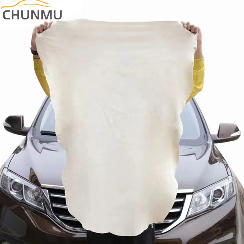 Natural Chamois Leather Car Washing Towels Super Absorbent Car home Window Glass