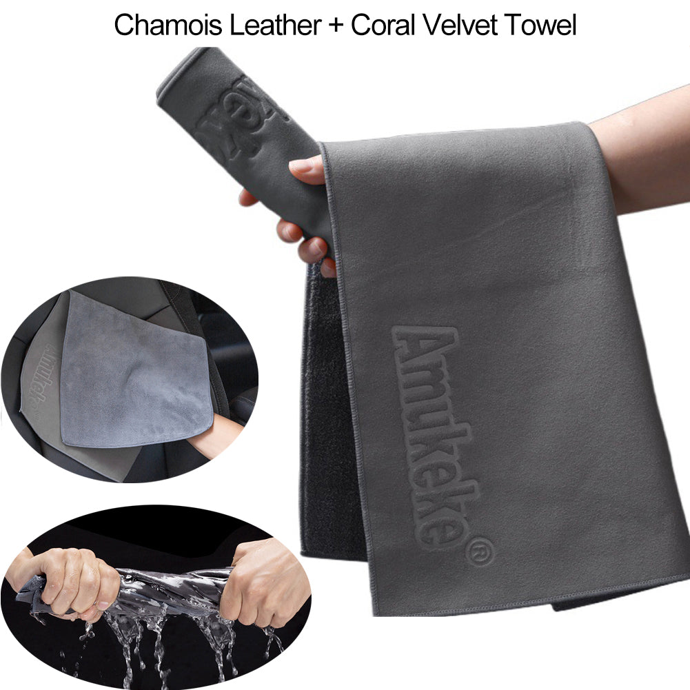 1 Pc Car Accessories Accessories Car Cleaning Cloth 30cm*40cm Absorbent Chamois