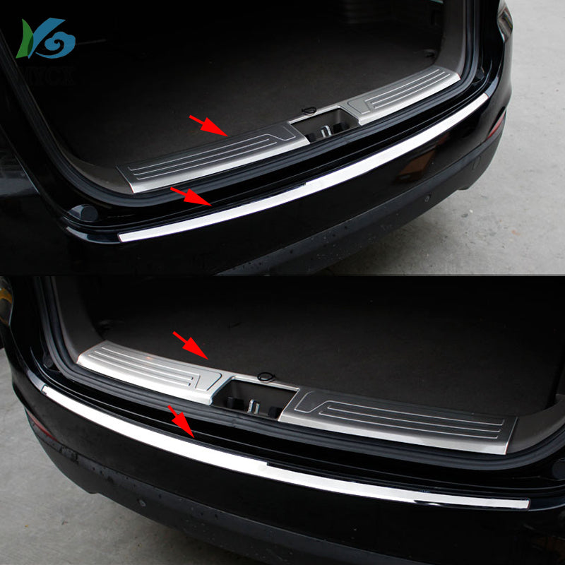 For Hyundai IX35 2010-2014 2015 Car Rear Bumper Trunk Door Sill Boot Step Protec