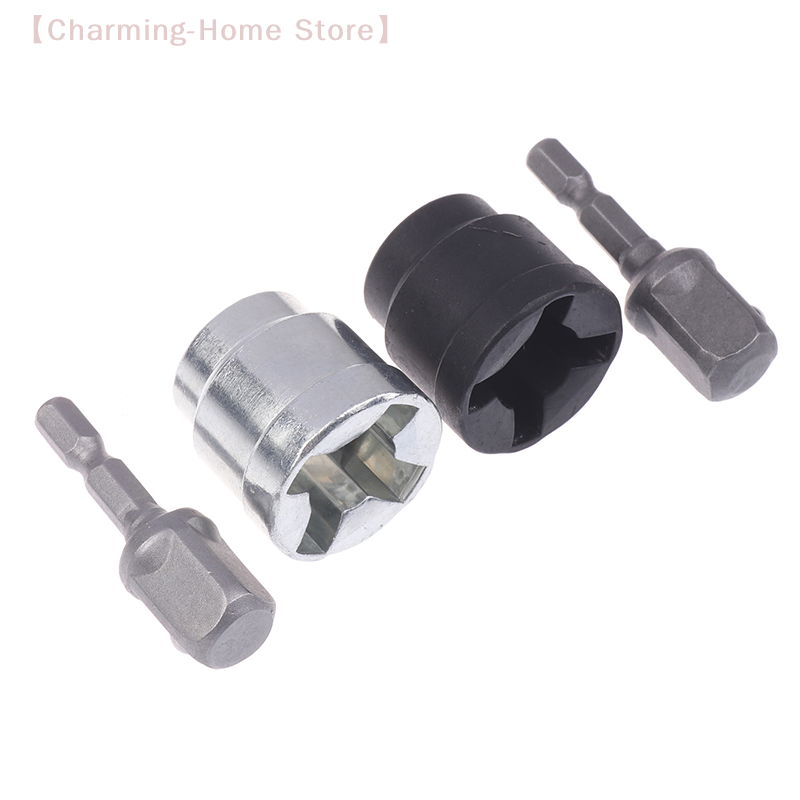 【M】Universal Scissor Car Jack Adapter Rv Stabilizer Jack Socket Drill Adapter La
