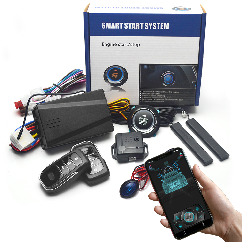 Remote Starter and Car Alarm Smart App Remote Start Stop System for Cars Engine