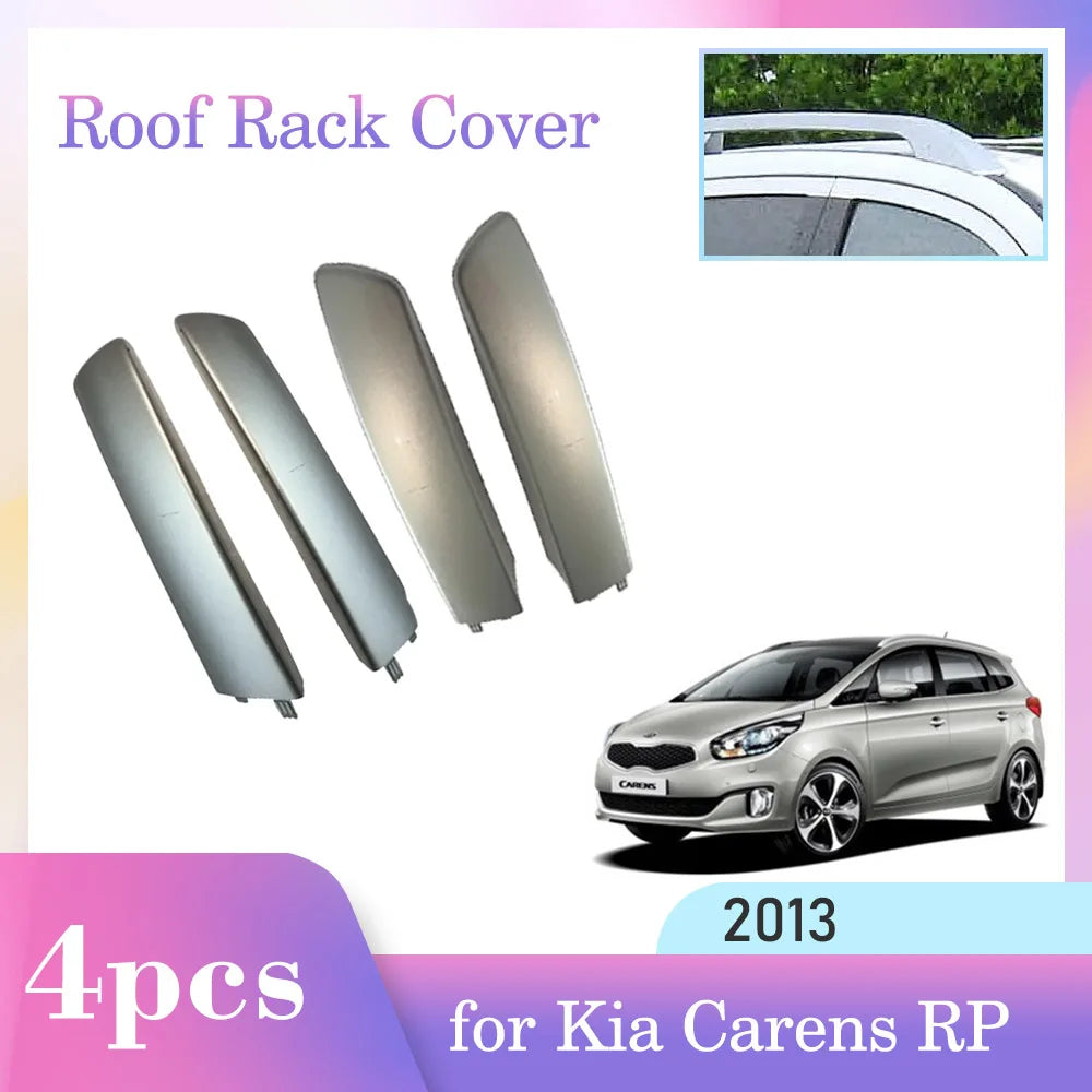 Car Roof Rack Cover for Kia Carens Rondo RP 2013 Roof Luggage Rail End Shell Pla