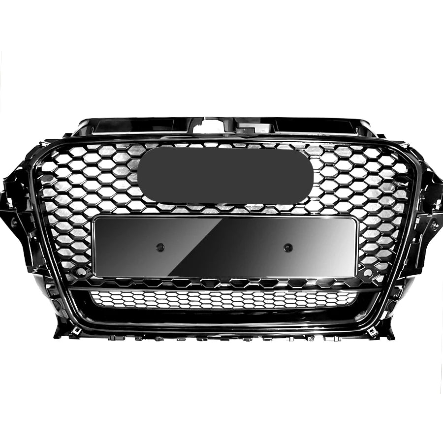 Honeycomb Grill Mesh for Audi A3/S3 8V 2014 2015 2016For RS3 Quattro Style Hex M
