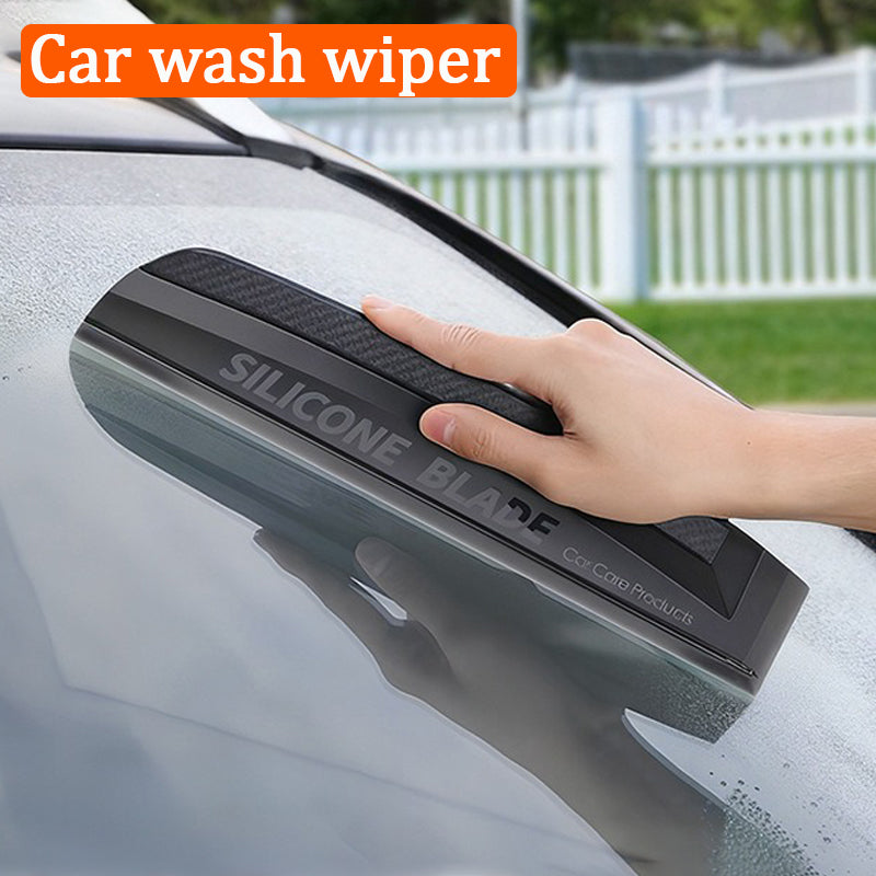Car Wash Wiper Snow Scraper Flexible Silicone Blade Water Squeegee Auto Dry Tool