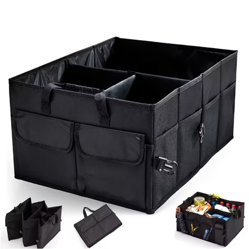 Large capacity car storage box, car trunk organizer, environmentally friendly, u