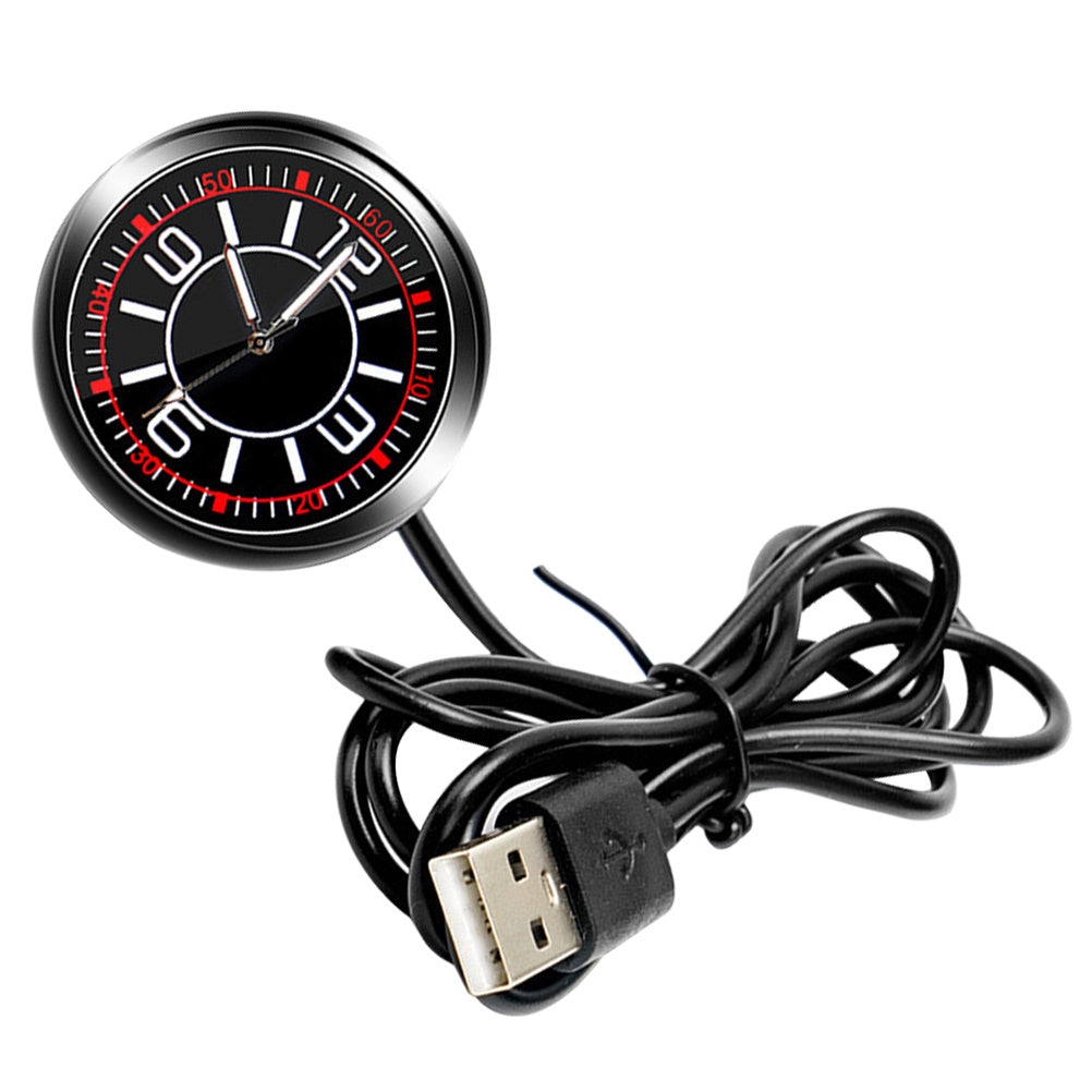 Dashboard Digital Clock Car Decorative Clock Night Glow Feature Sleek Compact De