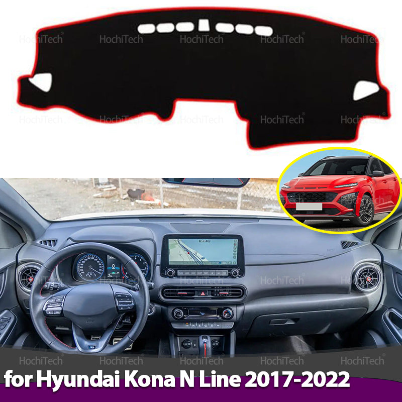 For Hyundai Kona N Line 2017 20108 2019 2020 2021 2022 Anti-Slip Dashboard Cover