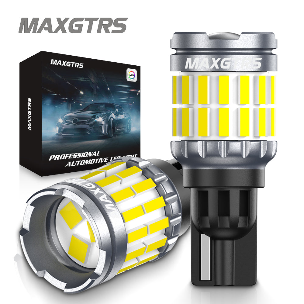 MAXGTRS 2PCS T15 W16W LED Canbus Error free Auto Bulbs 921 912 LED Backup Light