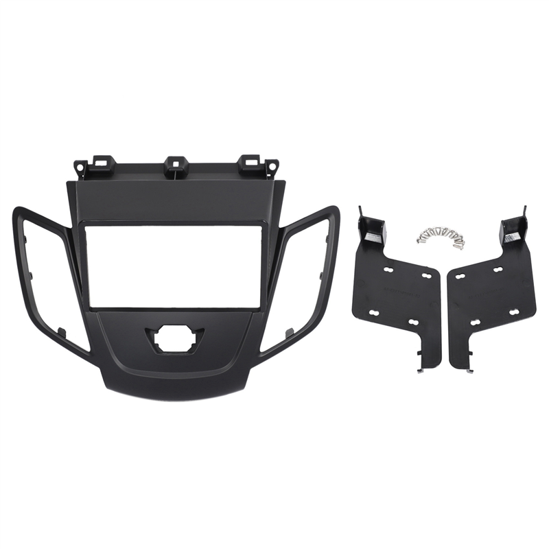 Unique Double Din Radio Fascia For FORD Fiesta 2008-2017 Panel Dash Mount Instal