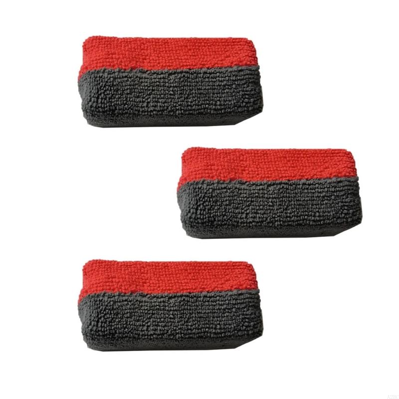 A2BC Set Of 3 Soft Microfiber Pad Washable Applicator for Ceramic Coating Applic