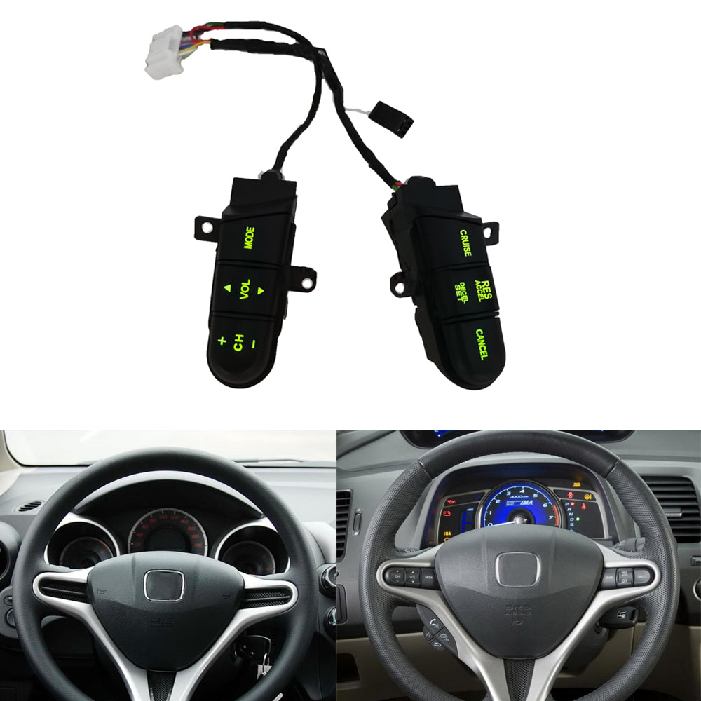 Steering Wheel Pad Cruise Audio Remote Switch 36770SNAA12 36770-SNA-A12 For Hond