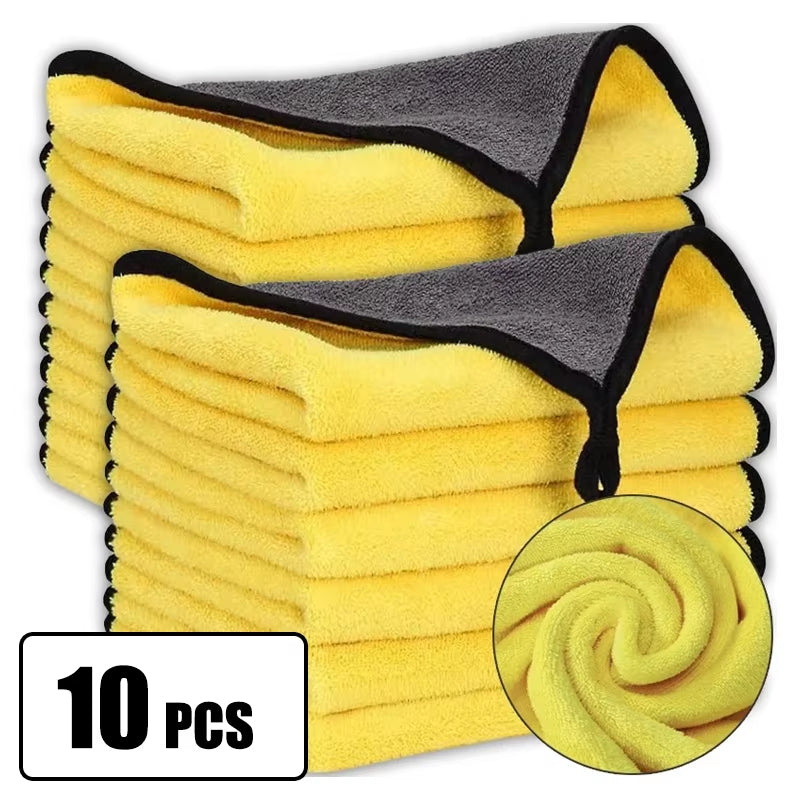 Car Wash Microfiber Towel 30x30/60CM Car Cleaning Drying Cloth Hemming Car Care