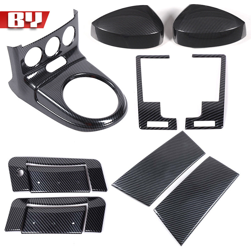 For Nissan 350Z Z33 2003-2006 Control Panel center air outlet cover Carbon Fiber