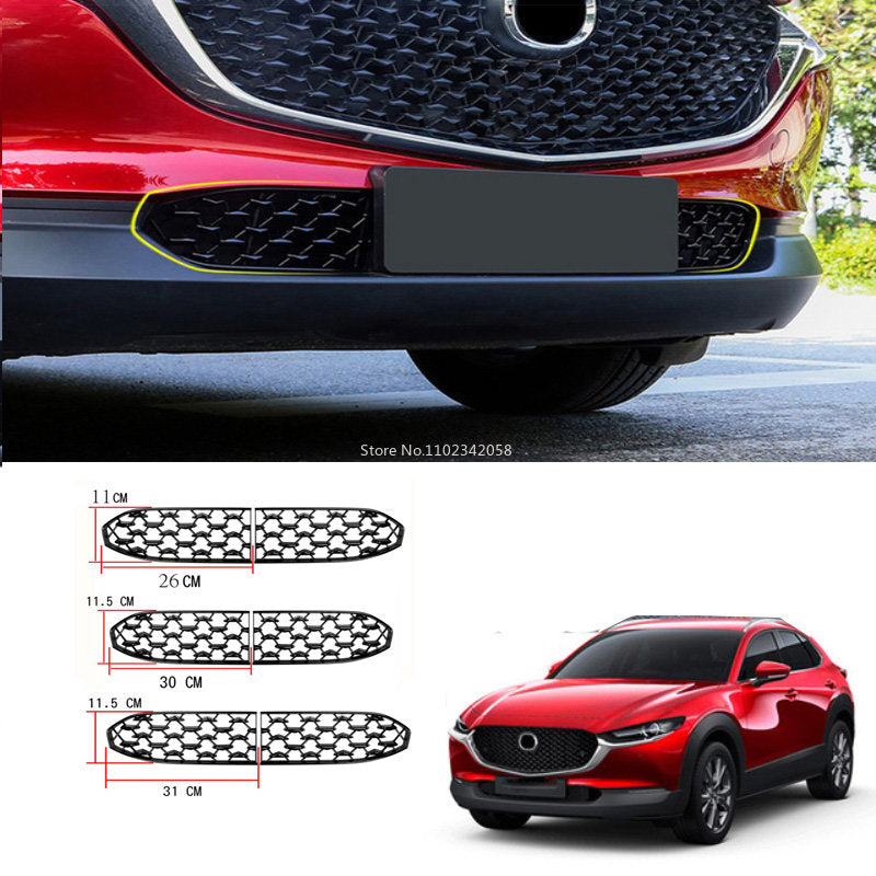 For Mazda CX-30 CX30 2022 2023 Front Lower Bumper Grill Grille Moulding Cover Fr