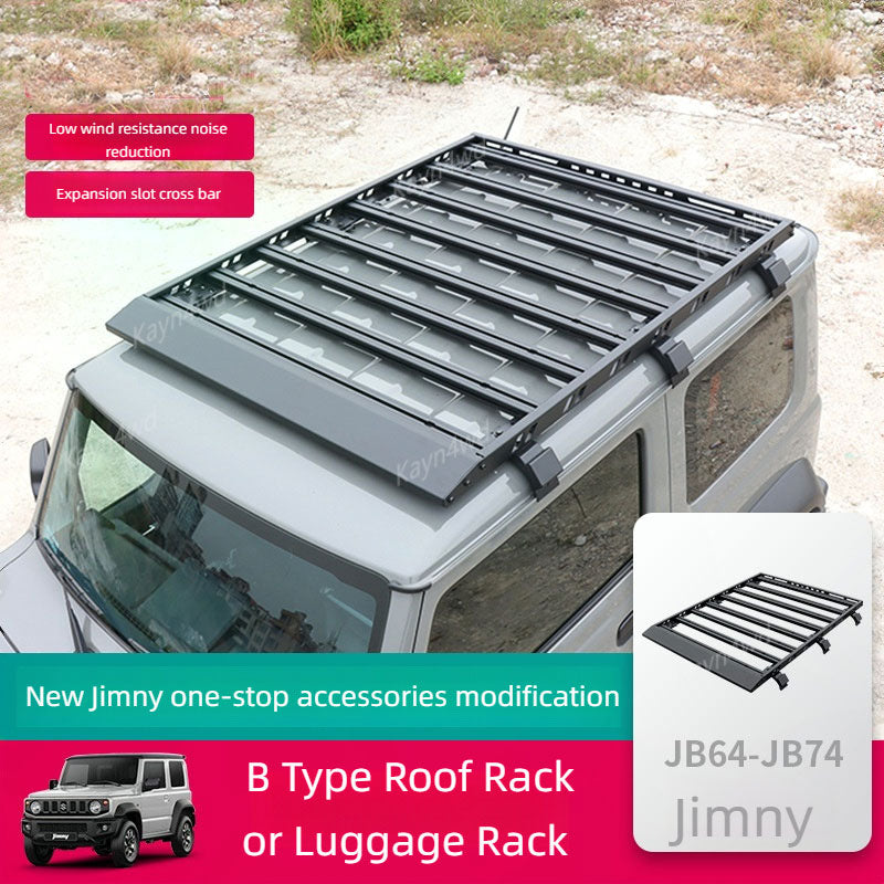 Off Road 4x4 Accessories Low Wind Resistance Aluminum Roof Racks For 2019+ SUZUK