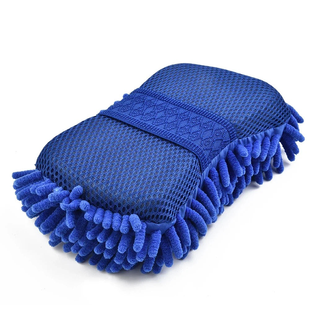 1PCS Soft Chenille Microfiber Car Wash Glove Lint-Free Scratch-Free Mitt for Car