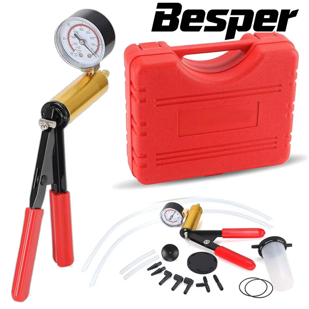 2 in 1 Manual Vacuum Pressure Pump Brake Fluid Drain Kit Vacuum Pistol Pump Test