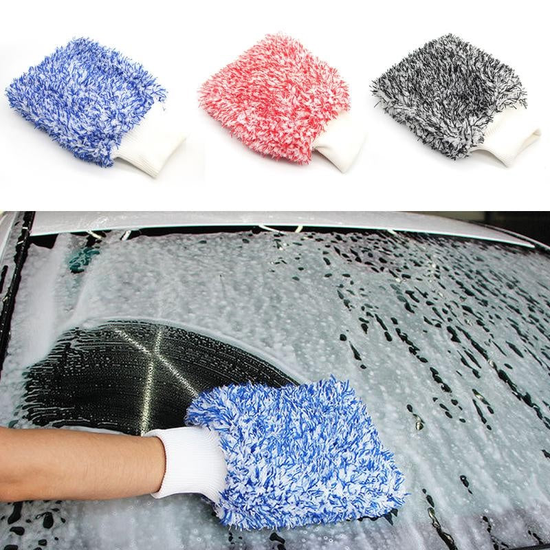 Car Cleaning Gloves Soft Microfiber Wash High Density Scratch Free Gloves Car Wa