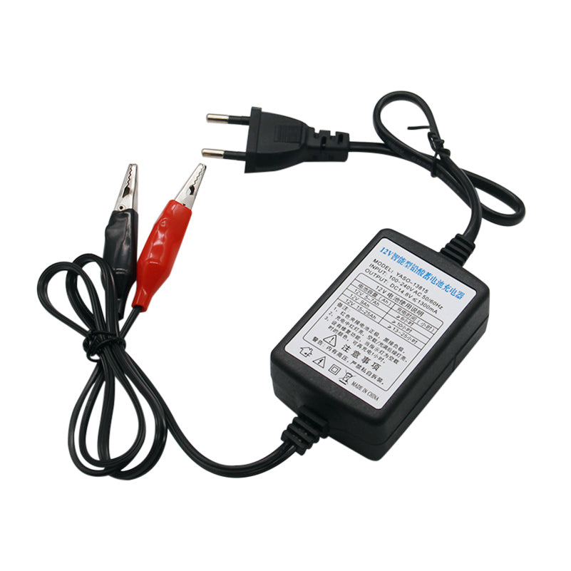 12V 1300mA Car Battery Charger Rechargeable Lead Acid Battery Charger Intelligen