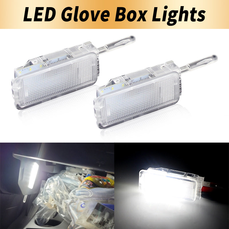 1/2PCS Canbus LED Footwell Glove Box Trunk Light For Citroen C2 C3 C4 C5 C6 C8 D