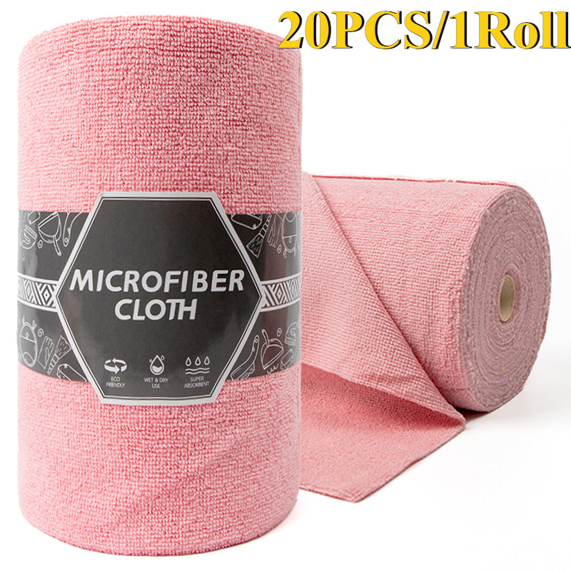 1/2/3Roll Highly Absorbent Cleaning Towel, Disposable Dishwashing Towel for Lazy