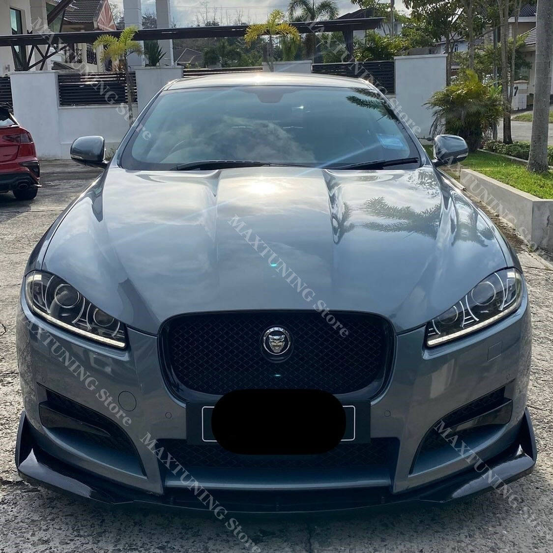 Front Bumper Lip For Jaguar XE S 20d 20t 25t X760 2014-2019 Spoiler Splitter Dif